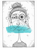 Le Chaos Créatif Coloriage Ahuris et Expressifs cartes à colorier