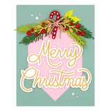 Spellbinders Classic Merry Christmas Etched Dies from the Classic Christmas Collection