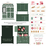 Honey Bee Lovely Layers: Hoosier Cabinet - Stand-Alone Dies