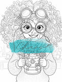 Le Chaos Créatif Coloriage Oh oui! Café cartes à colorier