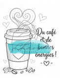 Le Chaos Créatif Coloriage Oh oui! Café cartes à colorier