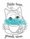 Le Chaos Créatif Coloriage Oh oui! Café cartes à colorier