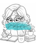 Le Chaos Créatif Coloriage Oh oui! Café cartes à colorier