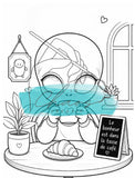 Le Chaos Créatif Coloriage Oh oui! Café cartes à colorier