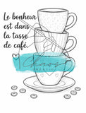 Le Chaos Créatif Coloriage Oh oui! Café cartes à colorier
