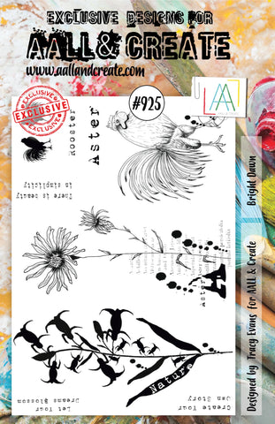 AALL & Create #925 - A5 STAMP SET - BRIGHT DAWN