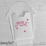 Honey Bee Gift Card Pocket - Stand-Alone Dies