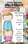 AALL & Create #937 - A7 STAMP SET - FATHER'S DAUGHTER