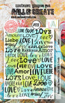 AALL & Create #939 - A7 STAMP SET - AMOUR
