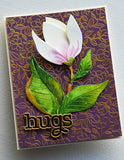 Memory Box Magnolia Floral Stem craft die