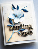 Memory Box Magnolia Leaf Branch craft die