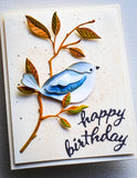 Memory Box Magnolia Leaf Branch craft die