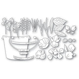 Memory Box Garden Pail Bouquet craft die