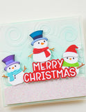 Memory Box Stylish Snowmen Trio craft die