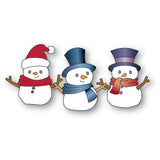 Memory Box Stylish Snowmen Trio craft die
