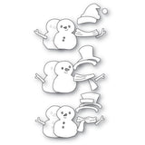Memory Box Stylish Snowmen Trio craft die