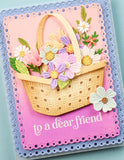 Memory Box Woven Flower Basket craft die
