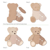 Honey Bee Lovely Layers: Teddy Bear - Dies