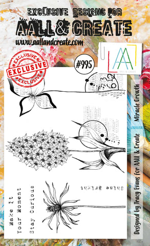 AALL & Create #995 - A6 STAMP SET - MIRACLE GROWTH