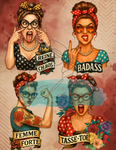 Le Chaos Créatif- album collage- Rebelles, rétro avec de l’attitude, vol. 1
