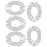 Sizzix Framelits Die Set - Stacked Oval Tiles (25 PK) by Tim Holtz