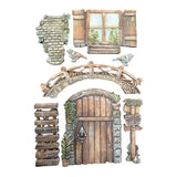 Stamperia A5 Silicone Mould, Herbarium Silvae - Bridge