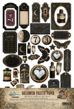 Alchemy of Art 2x4 paper embellishment- Halloween Palette