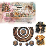 Alchemy of Art - 8X8 Paper Collection, Steampunk Time