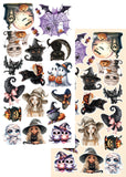 Alchemy of Art - 6X12 Extras Paper Set, 6X12 Extras Paper Set, Trick or treat Happy Halloween