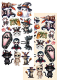 Alchemy of Art - 6X12 Extras Paper Set, 6X12 Extras Paper Set, Trick or treat Happy Halloween