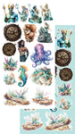 Alchemy of Art - 6X12 Extras Paper Set,  Underwater world