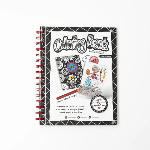 Studio Light Art by Marlene Coloring Book Colorful magic