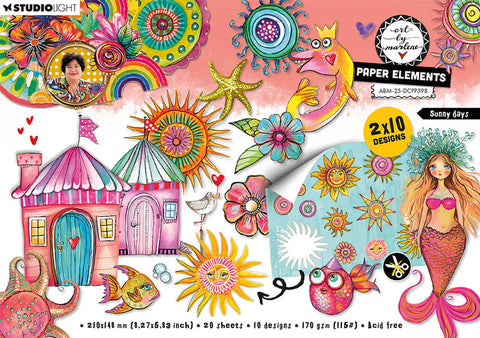 Studio Light Art by Marlene Die-cut Designer Paper Pad Sunny days