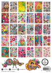 Art By Marlene Collage Paper Pad Cut And Paste Book - Color Addict Art by Marlene 60 Sheets