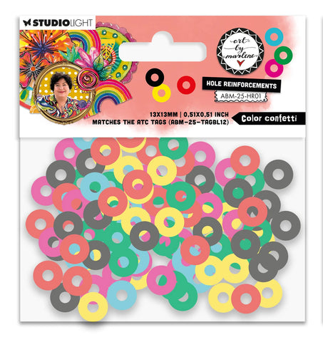 Studio Light Art by Marlene Hole-reinforcements Color confetti