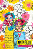 Art By Marlene Clear Stamp Layered Flowers