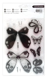 Art By Marlene Clear Stamp Layered Butterflies