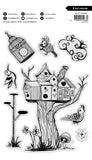 Art By Marlene Clear Stamp A Bird Mansion Art by Marlene 8 Pieces