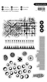 Art By Marlene Clear StampBackground Builder Art By Marlene 12 Pieces