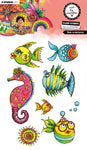 Studio Light Art by Marlene Clear Stamp Sea creatures