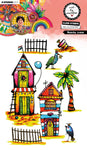 Studio Light Art by Marlene Clear Stamp Beachy scene