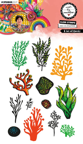 Studio Light Art by Marlene Clear Stamp A lot of corals