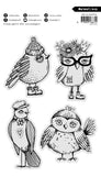 Studio Light Clear Stamp Marlene's Birds Art by Marlene 4 Pieces