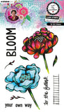 Studio Light Clear Stamp In Full Bloom Art by Marlene 10 Pieces