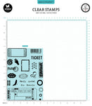 Art By Marlene Clear Stamp One-Way Ticket Signature Collection 265x153x1mm 23 PC nr.471