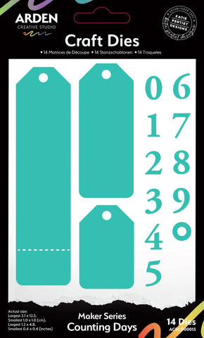 Arden Creative Studio Maker Series Counting Days Craft Die Set