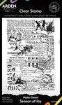 Arden Creative Studio Maker Series Season of Joy 4in x 6in Background Stamp