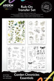 Arden Creative Studio Garden Chronicles Essentials 6in x 8in Rub-On Transfer Set