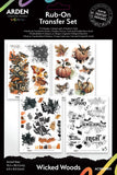 Arden Creative Studio Wicked Woods 6in x 8in Rub-On Transfer Set