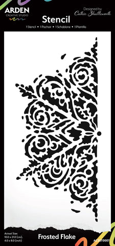 Arden Creative Studio Frosted Flake 4in x 8in Stencil